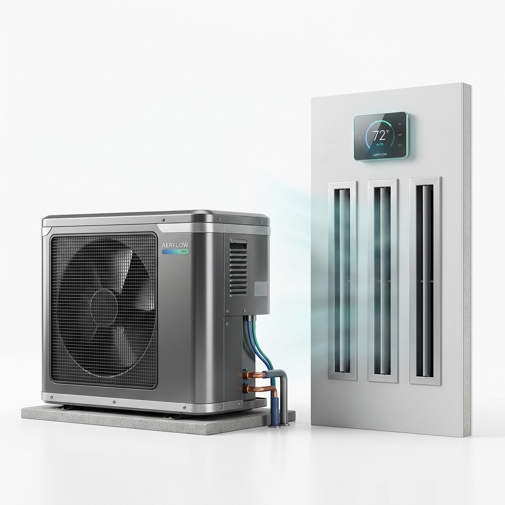 Modern HVAC Unit 3D